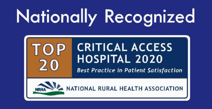top 20 critical access hospital award patient satisfaction