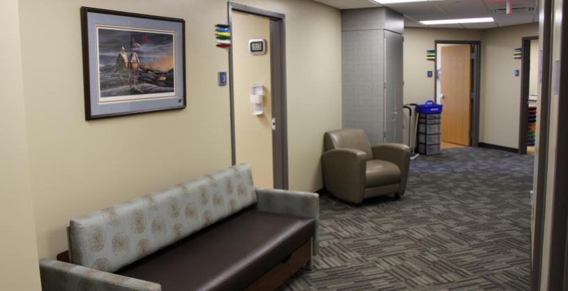 specialty clinic lobby at west holt medical services