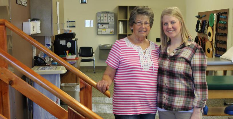 Patient with Occupational Therapist