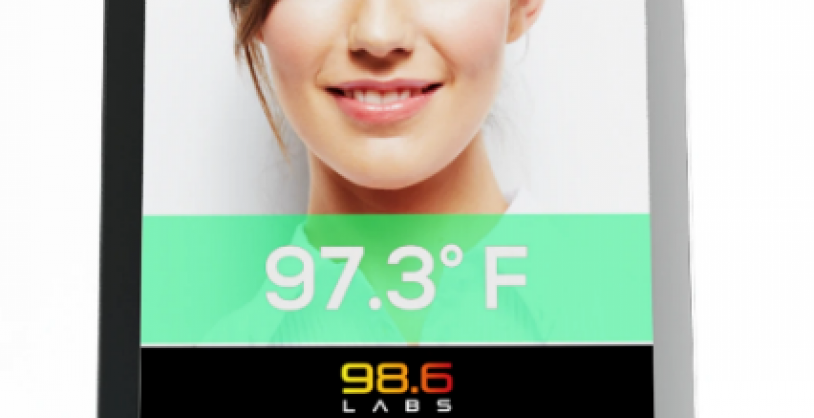 temperature screening kiosk