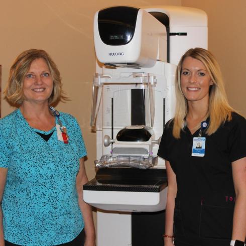 mammography staff at west holt medical services