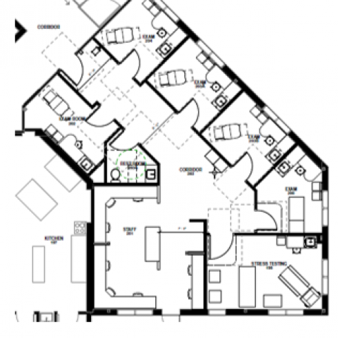 WHMS specialty clinic architectural renderings